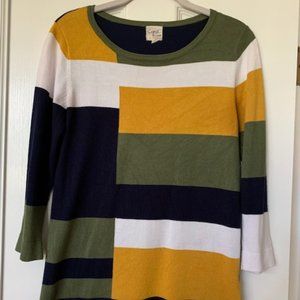 Carol Rose Sweater Top Size S